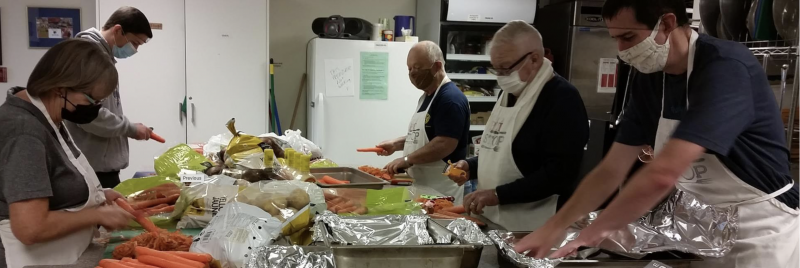 Volunteer Food Prep at PitStop